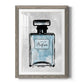 Blue Wash Perfume - Premium Framed Print - Distressed Barnwood Frame - Ready to Hang