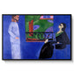 The Conversation, c. 1908-1912 - Floater Framed Canvas Print