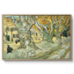 The Large Plane Trees (Road Menders at Saint-Rémy), 1889 - Floater Framed Canvas Print