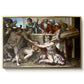 The Sacrifice of Noah (Sistine Chapel), 1509 - Floater Framed Canvas Print