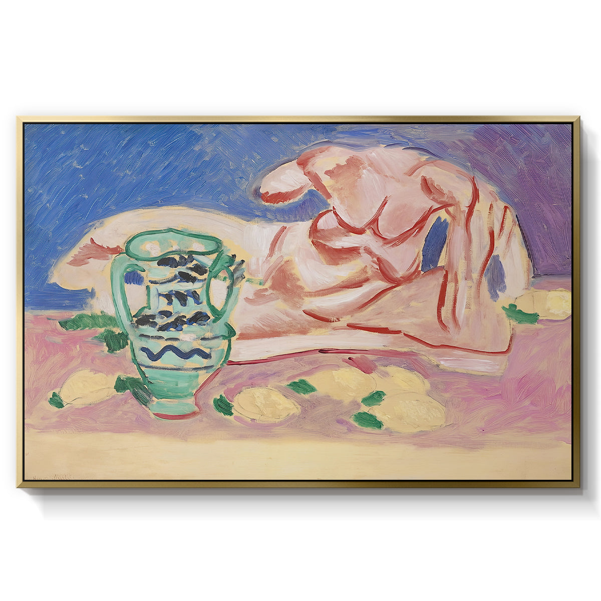 Ilyssus from the Parthenon, 1908 - Floater Framed Canvas Print