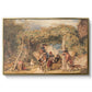 Figures and Animals in a Vineyard, c. 1829 - Floater Framed Canvas Print