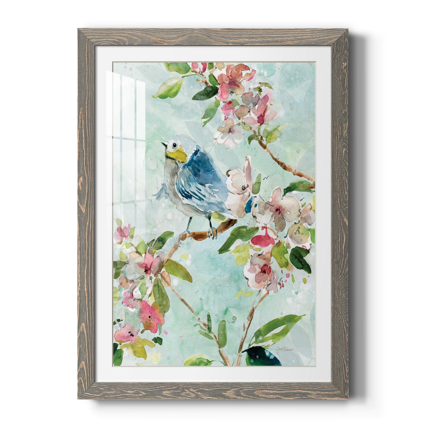 Asbury Garden Song II - Barnwood Framed Art Print