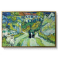 Stairway at Auvers, 1890 - Floater Framed Canvas Print