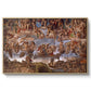 The Last Judgment (Charon's Boat and the Damned), 1536-1541 - Floater Framed Canvas Print