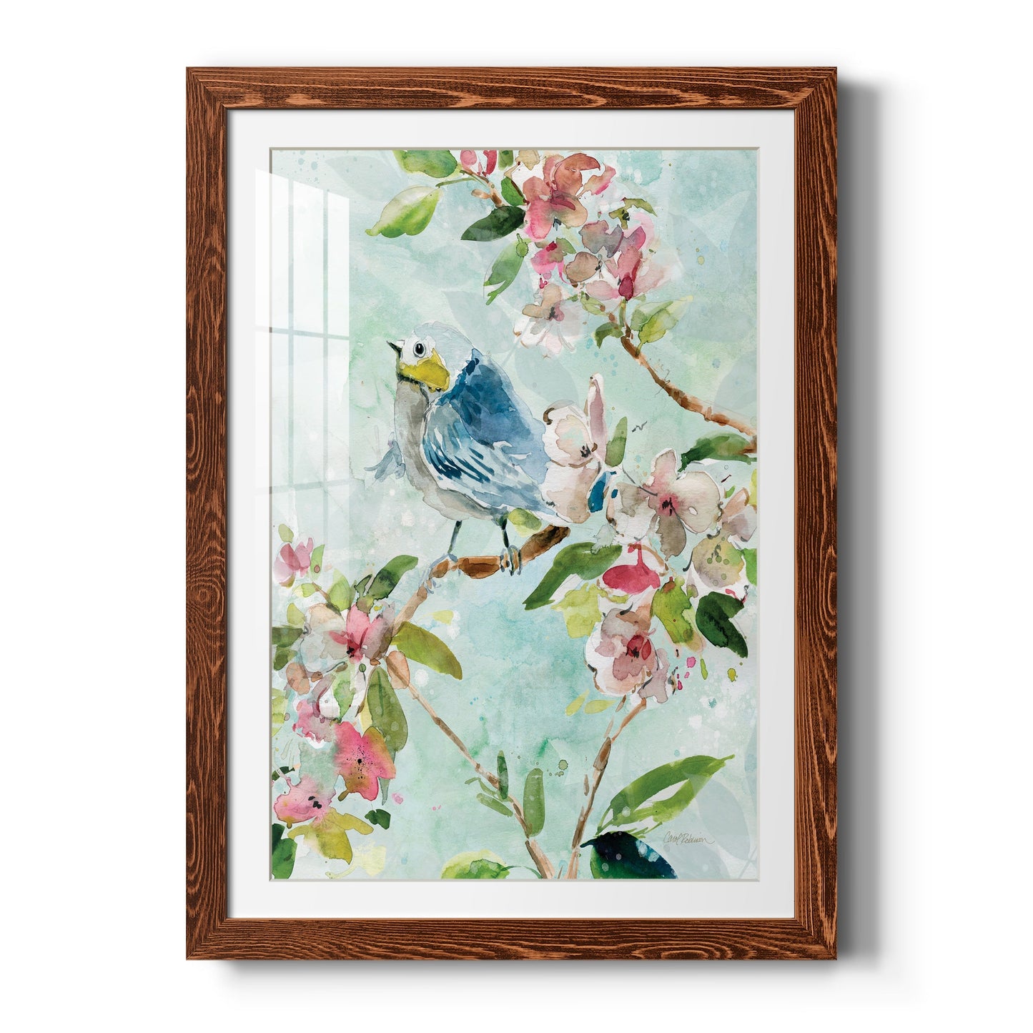 Asbury Garden Song II - Barnwood Framed Art Print