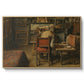The Retoucher (The Restorer), 1876 - Floater Framed Canvas Print