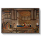 A Lady Receiving Visitors (The Reception), 1873 - Floater Framed Canvas Print