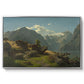Balestrand, 1848 - Floater Framed Canvas Print