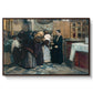 Kissing the Relic, 1893 - Floater Framed Canvas Print