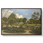 The Painter's Garden at Saint-Privé, 1886 - Floater Framed Canvas Print