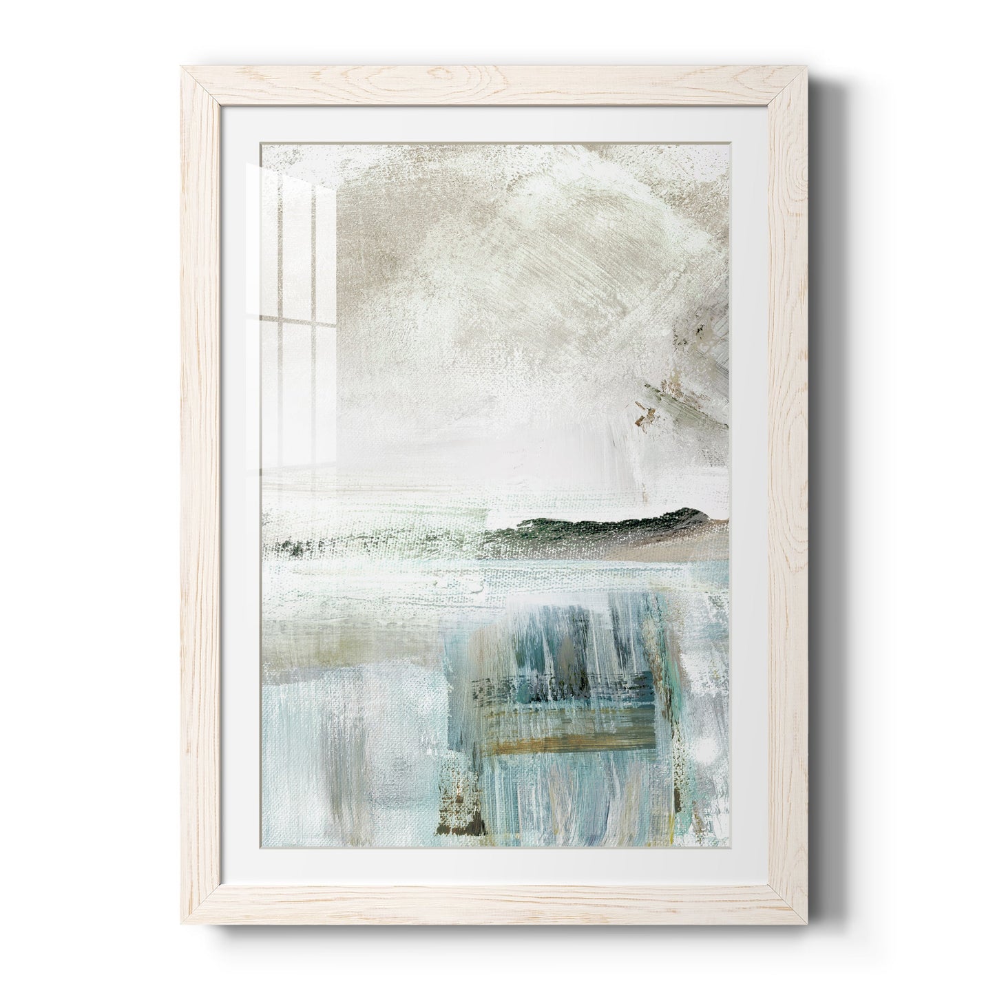 Summer Teal II - Premium Framed Print - Distressed Barnwood Frame - Ready to Hang