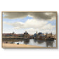 View of Delft, c. 1660-1661 - Floater Framed Canvas Print