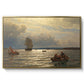 From the Inlet of Oslo, 1874 - Floater Framed Canvas Print