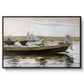 Boys in a Dory, 1873 - Floater Framed Canvas Print
