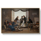 A Group of Danish Artists in Rome, 1837 - Floater Framed Canvas Print