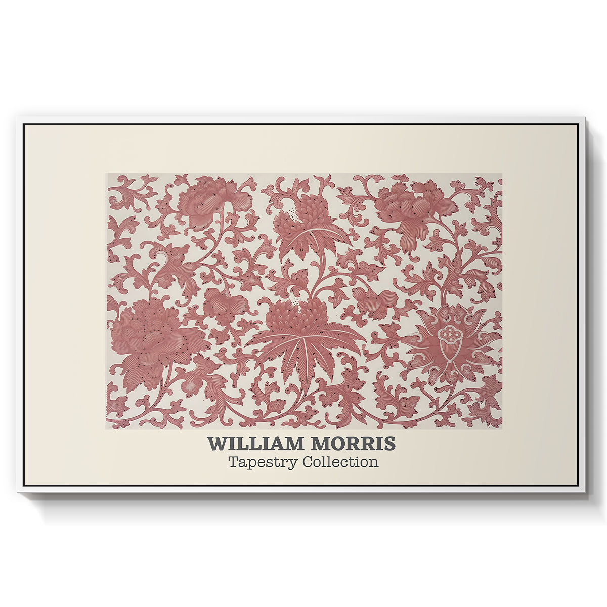 Examples of Chinese Ornament, Pl. XCIII (Morris Inspired), 1867 - Floater Framed Canvas Print