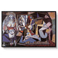 Women of Algiers (Version O), 1955 - Floater Framed Canvas Print