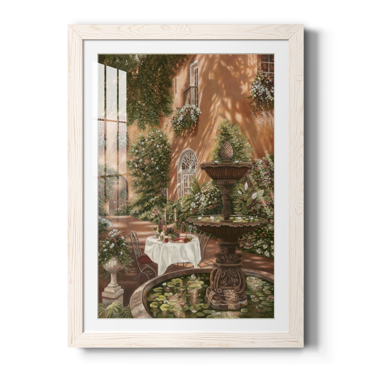 Evening Cocktails II - Barnwood Framed Art Print