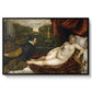 Venus with an Organist and a Dog, c. 1550 - Floater Framed Canvas Print