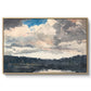 The Lone Boat, North Woods Club, Adirondacks, 1892 - Floater Framed Canvas Print