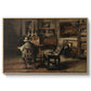 The Studio of Ferdinand De Braekeleer I, Father of the Painter, c. 1873-1885 - Floater Framed Canvas Print