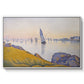 Evening Calm, Concarneau, Opus 220, 1891 - Floater Framed Canvas Print