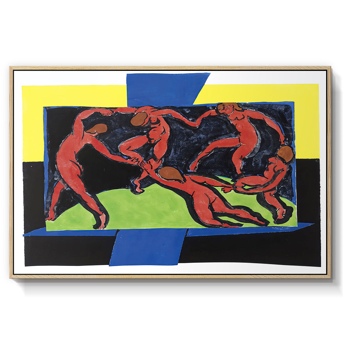 The Dance (La Danse), 1939 - Floater Framed Canvas Print