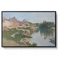 Les Andelys, Côte d'Aval, 1886 - Floater Framed Canvas Print