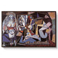 Women of Algiers (Version O), 1955 - Floater Framed Canvas Print