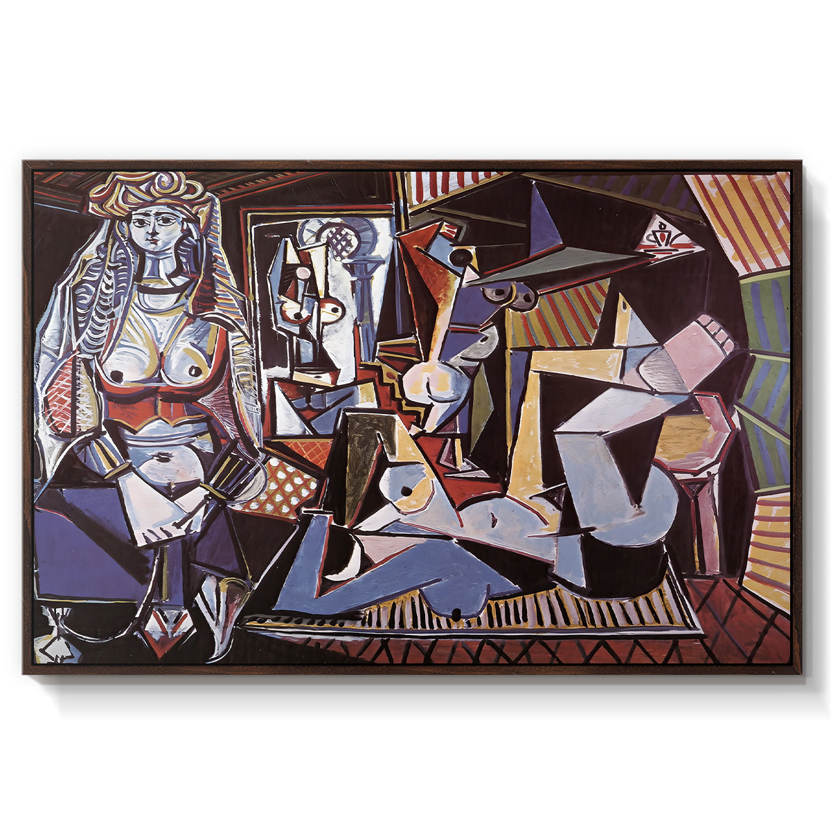 Women of Algiers (Version O), 1955 - Floater Framed Canvas Print