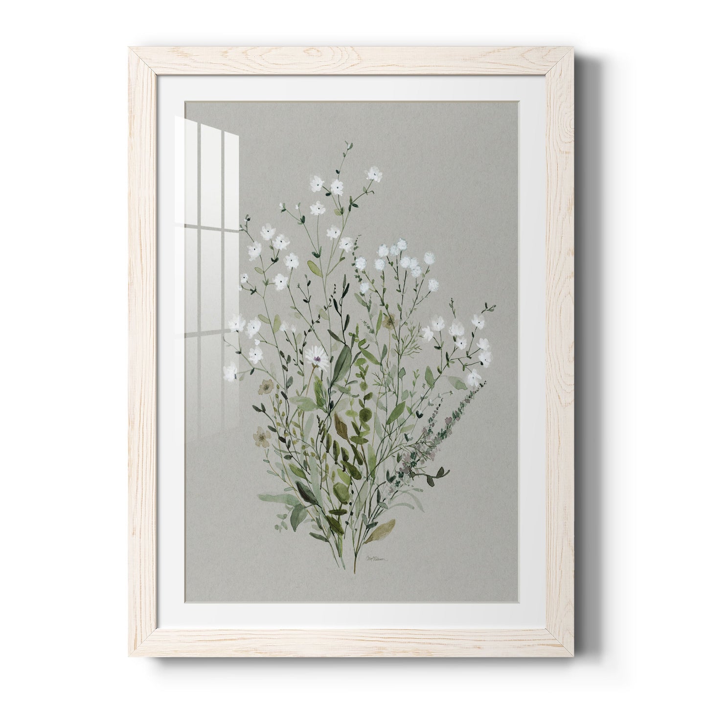Bouquet of Grace II - Barnwood Framed Art Print