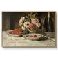 Strawberries and Champagne, c. 1881-1885 - Floater Framed Canvas Print