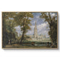 Salisbury Cathedral from the Bishop's Grounds, c. 1825 - Floater Framed Canvas Print
