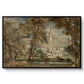 Salisbury Cathedral from the Bishop's Grounds, c. 1822-1823 - Floater Framed Canvas Print
