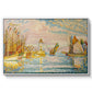 The Lighthouse at Groix, 1925 - Floater Framed Canvas Print