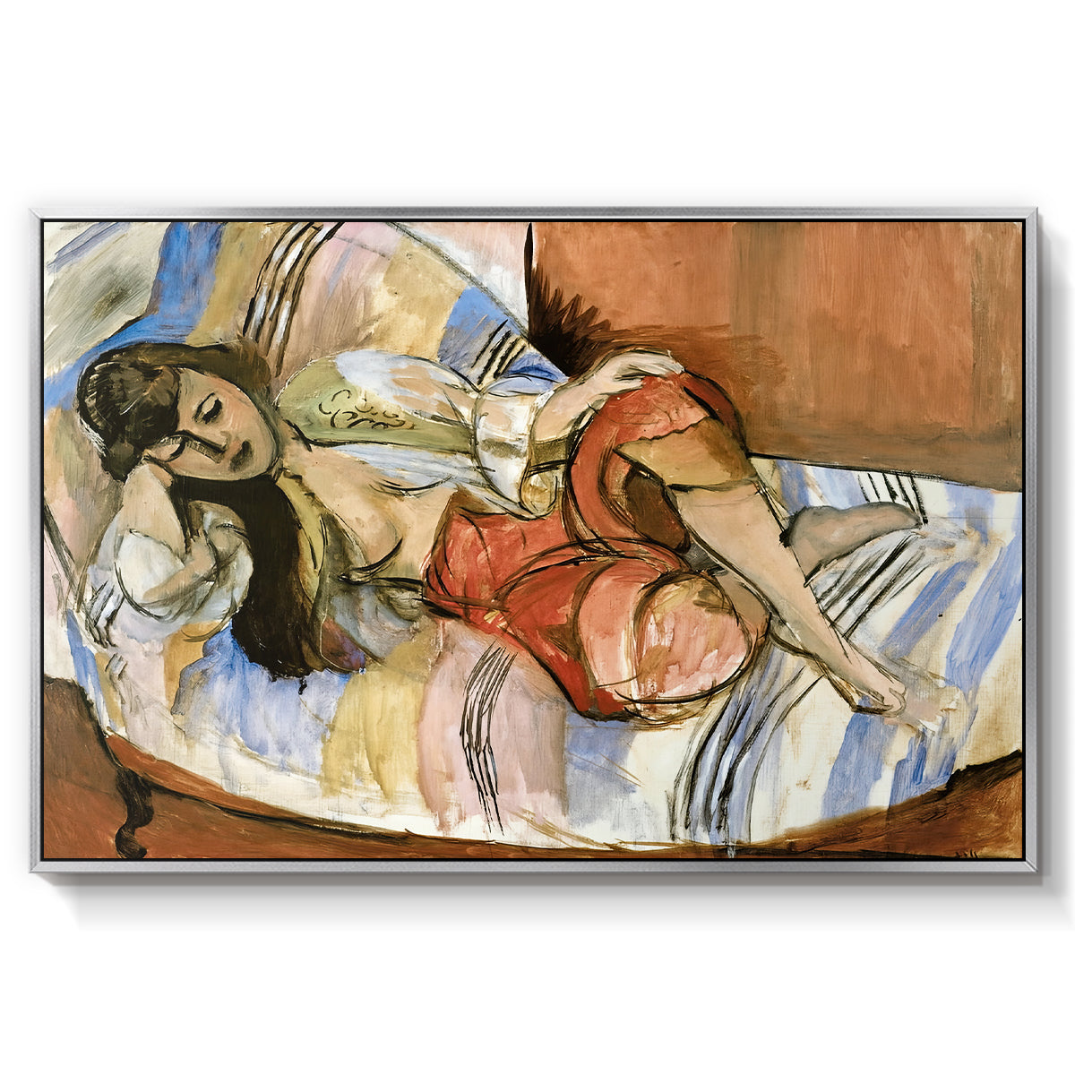 Odalisque, 1923 - Floater Framed Canvas Print