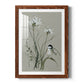 Bouquet of Grace Bird II - Premium Framed Print - Distressed Barnwood Frame - Ready to Hang