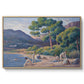 Bathers in Saint-Tropez, c. 1909 - Floater Framed Canvas Print