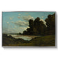 The River Loire at Nevers, 1901 - Floater Framed Canvas Print