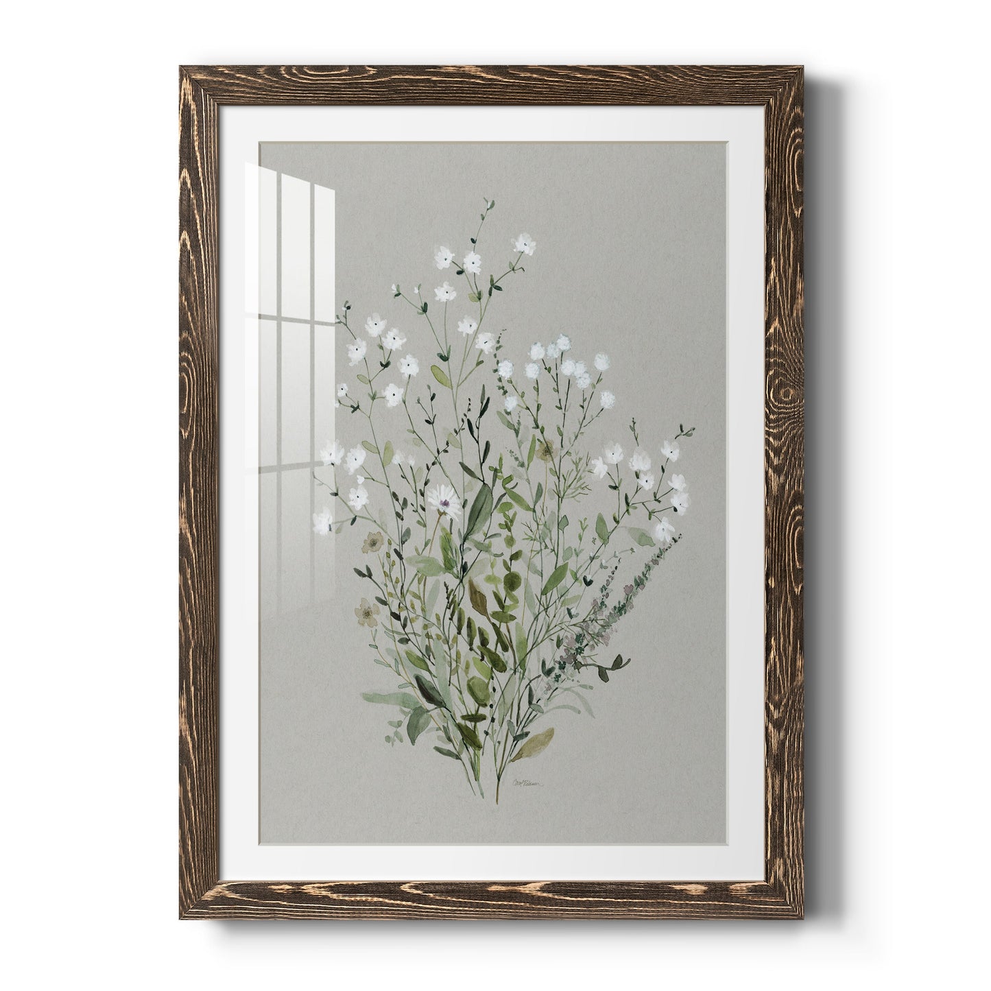 Bouquet of Grace II - Premium Framed Print - Distressed Barnwood Frame - Ready to Hang