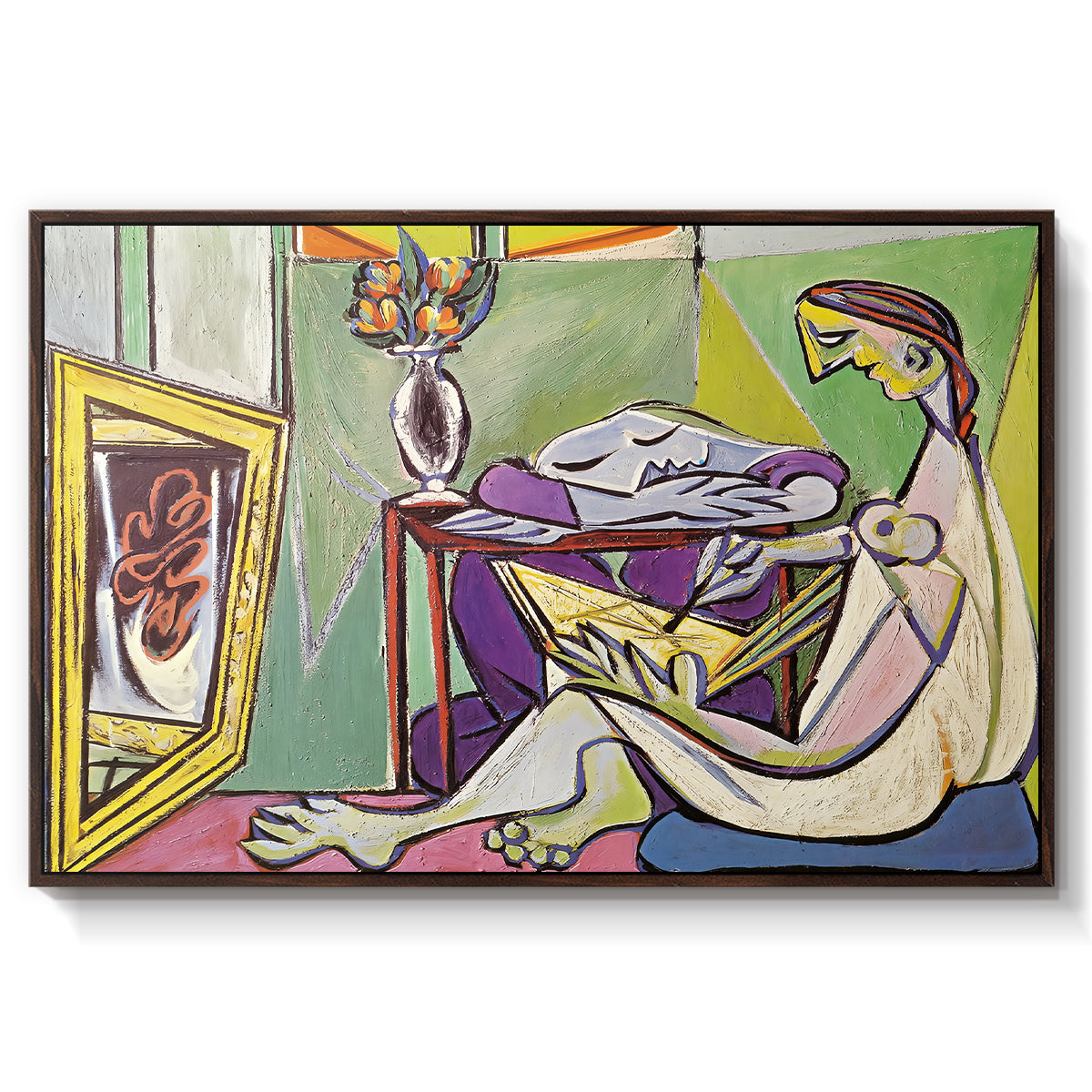 The Muse, 1935 - Floater Framed Canvas Print