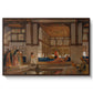 A Lady Receiving Visitors (The Reception), 1873 - Floater Framed Canvas Print