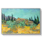 Wooden Sheds Among the Olive Trees and Cypresses, 1889 - Floater Framed Canvas Print