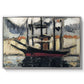 Two Boats Side by Side, Port of Marseilles, c. 1916 - Floater Framed Canvas Print