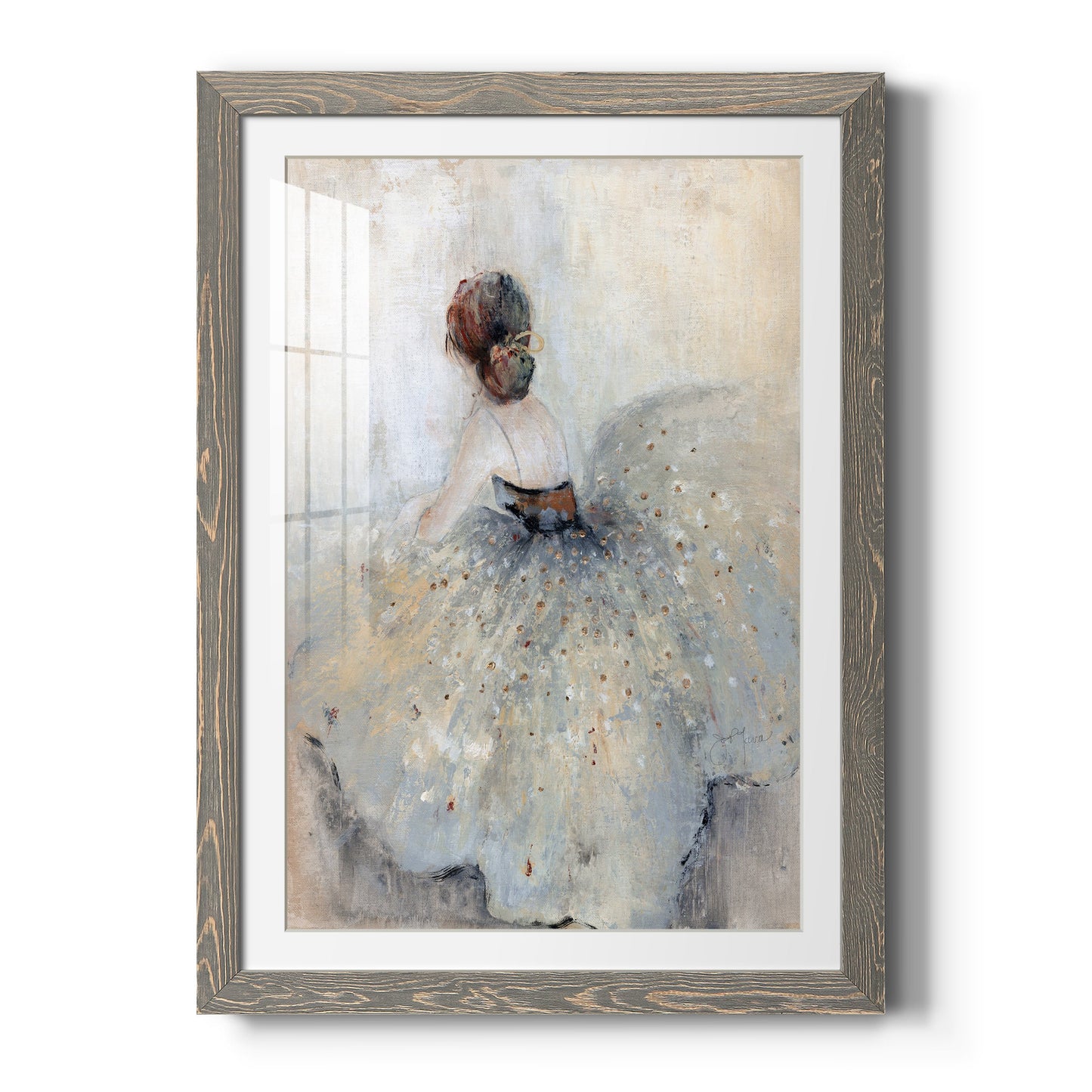 At A Glance - Premium Framed Print - Distressed Barnwood Frame - Ready to Hang