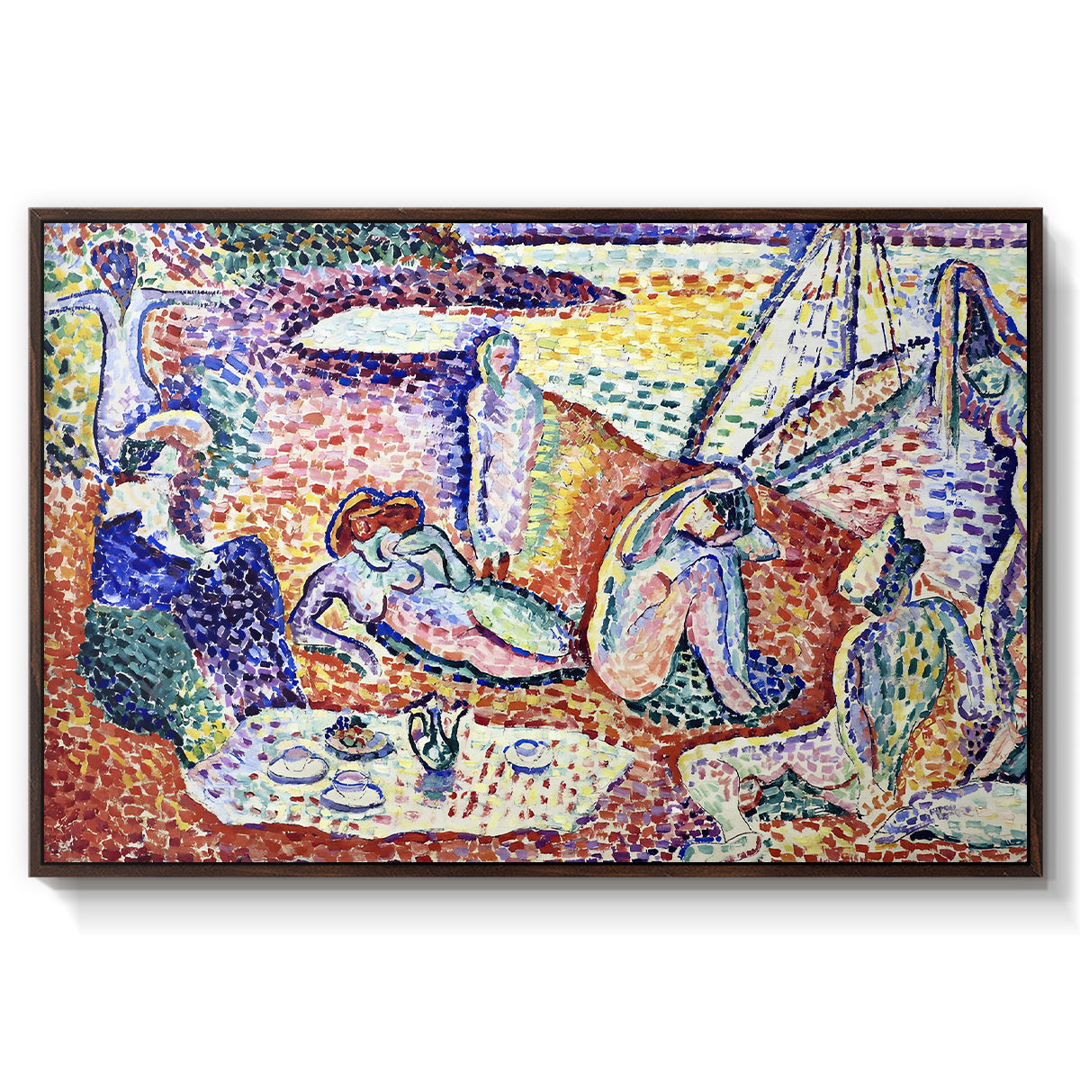 Luxe, Calme et Volupté, 1904 - Floater Framed Canvas Print