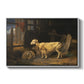 Sheep in a Stable, 1810 - Floater Framed Canvas Print