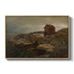A Fisherman's Home, Lillesand, 1858 - Floater Framed Canvas Print