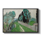 Landscape with Cypresses and Olive Trees near Nice, c. 1918 - Floater Framed Canvas Print